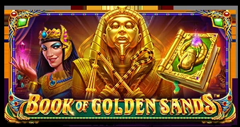 Обложка слота Book of Golden Sands